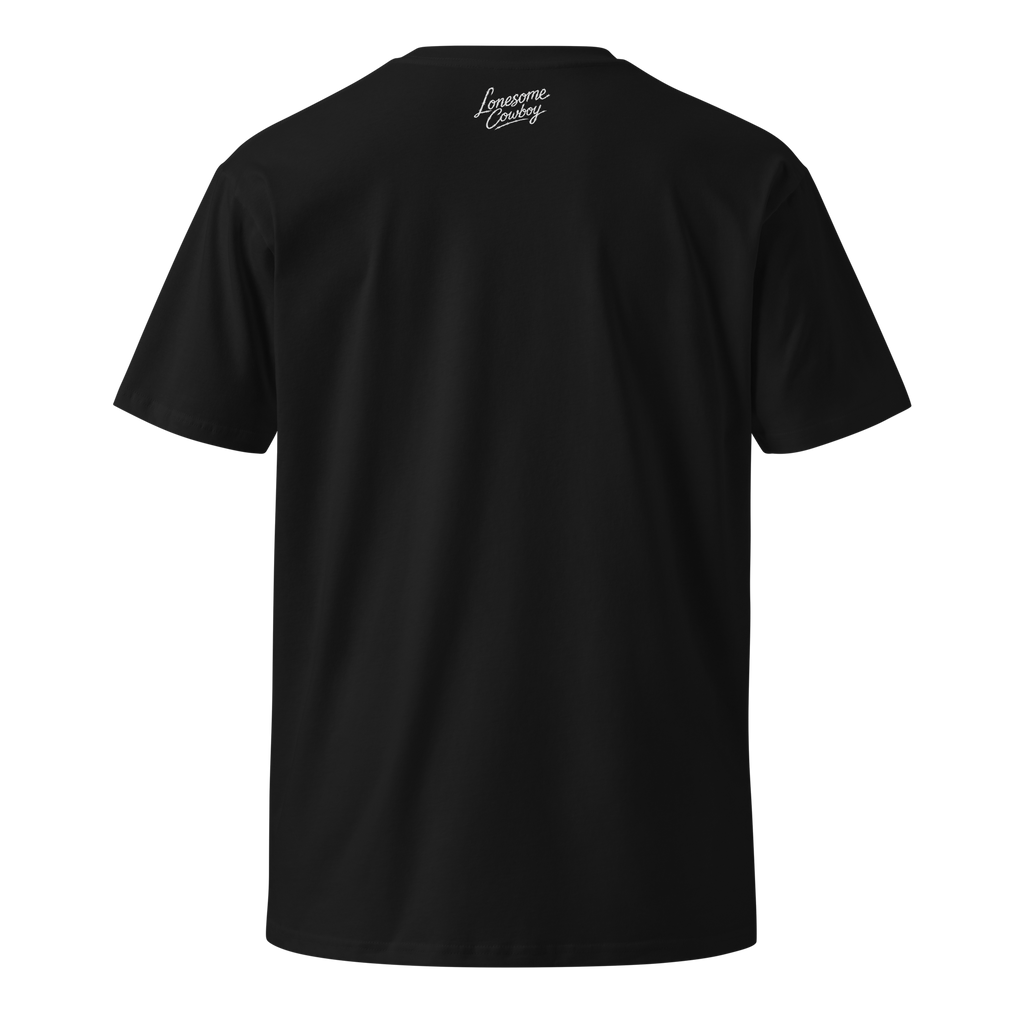 White Logo Tee