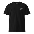 White Logo Tee