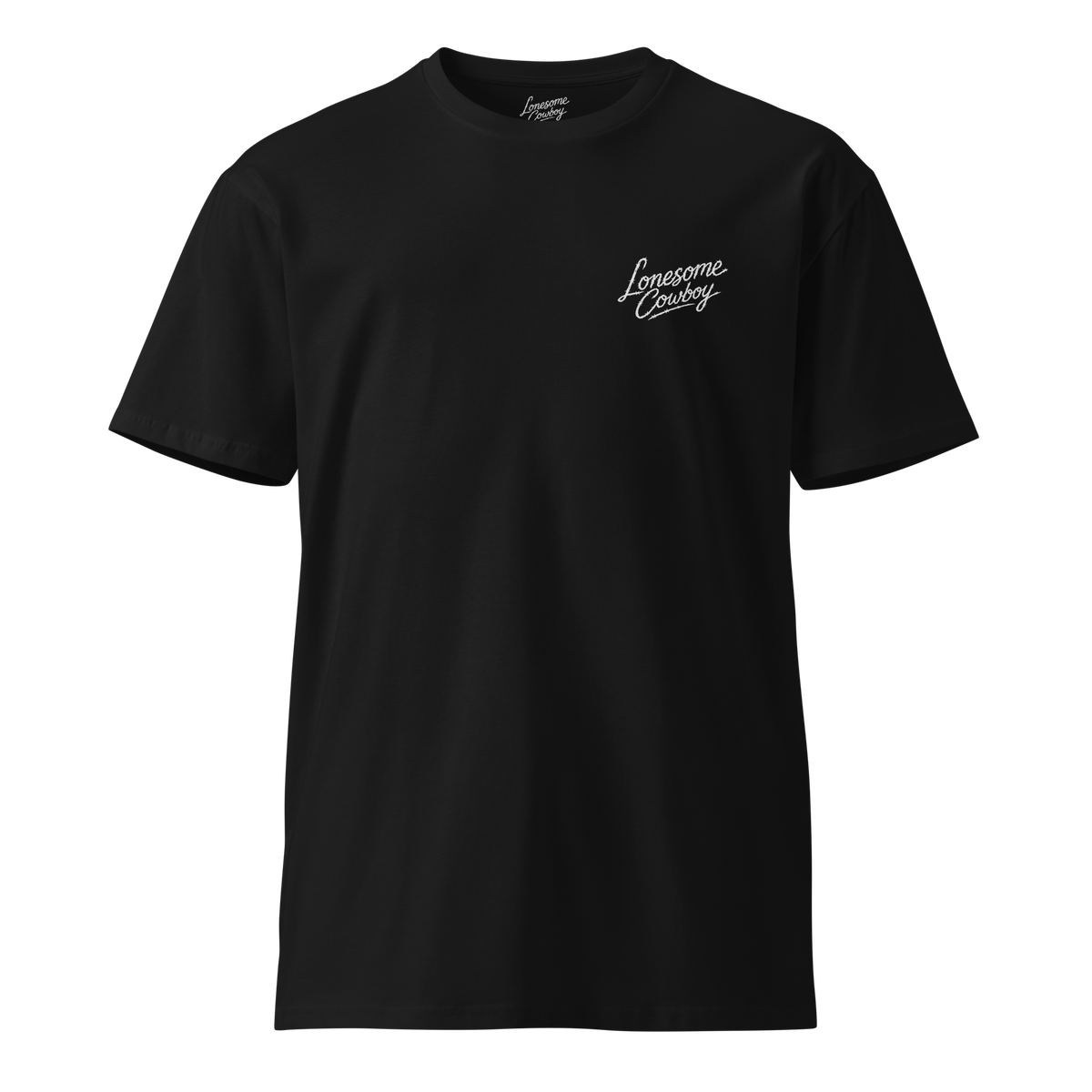 White Logo Tee