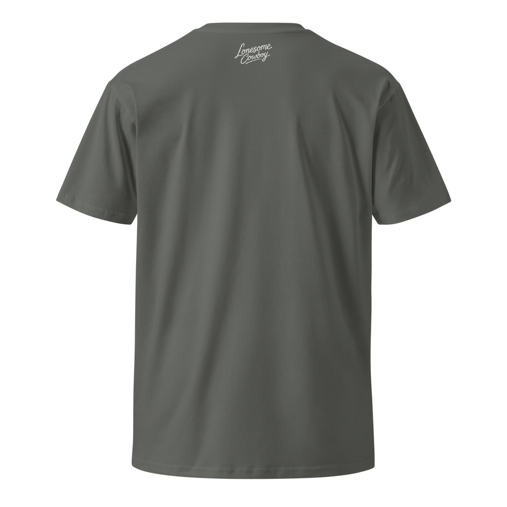 White Logo Tee