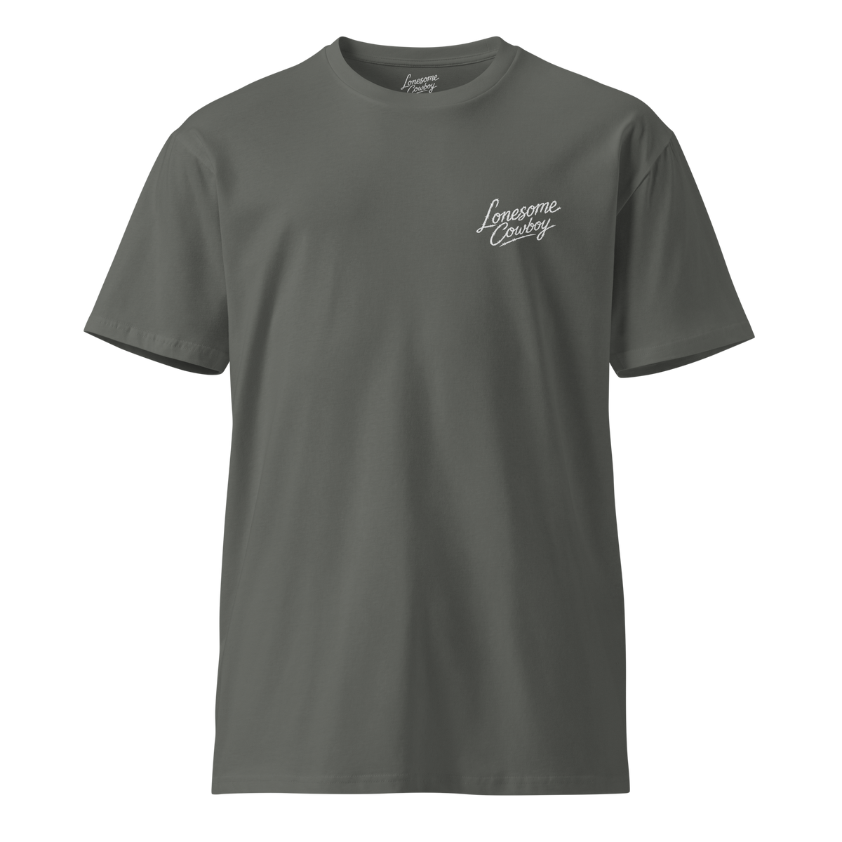 White Logo Tee