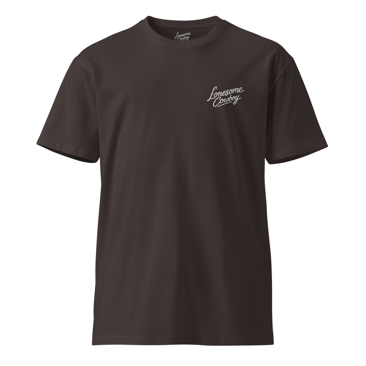 White Logo Tee