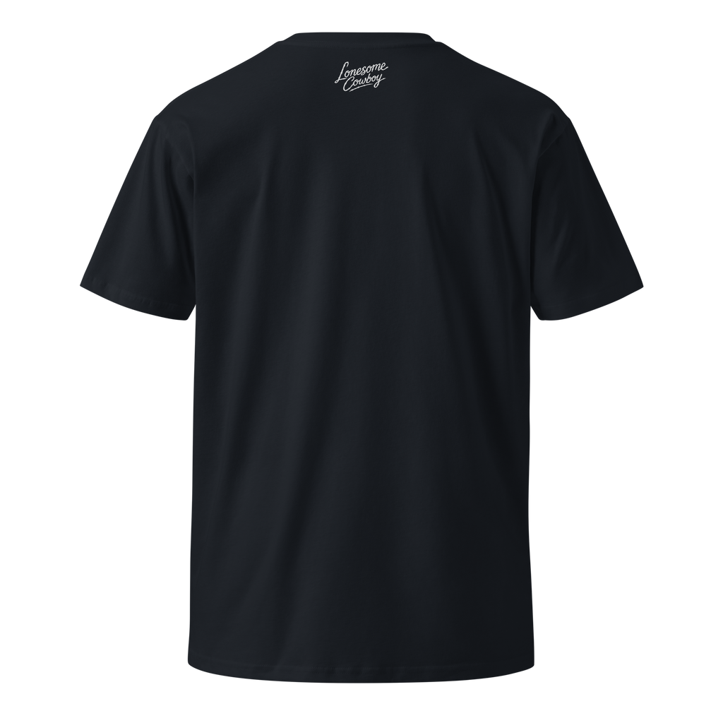 White Logo Tee