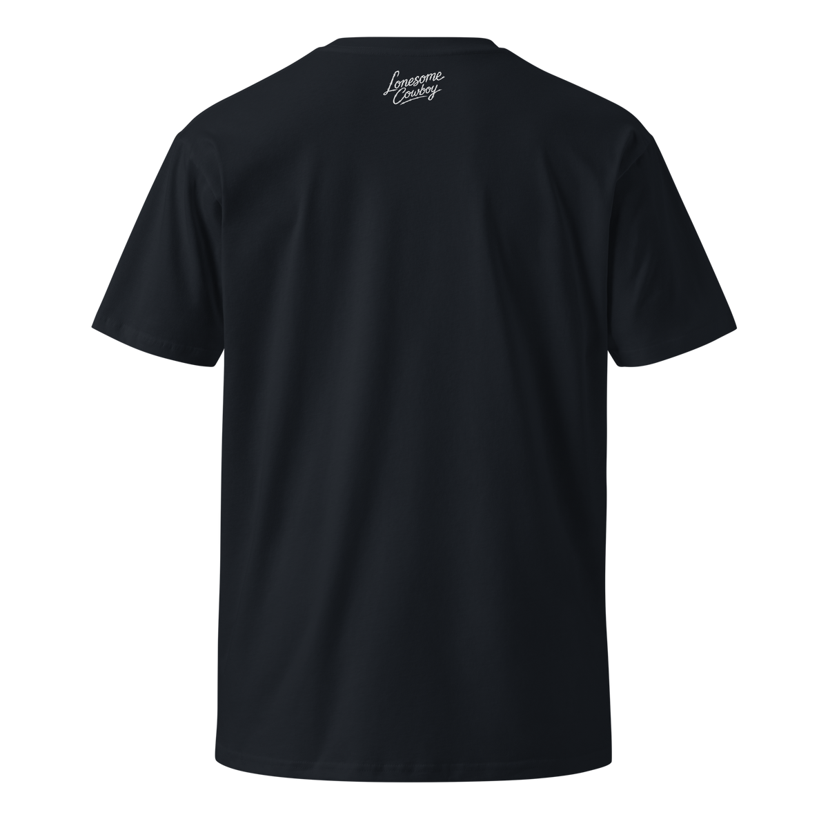 White Logo Tee