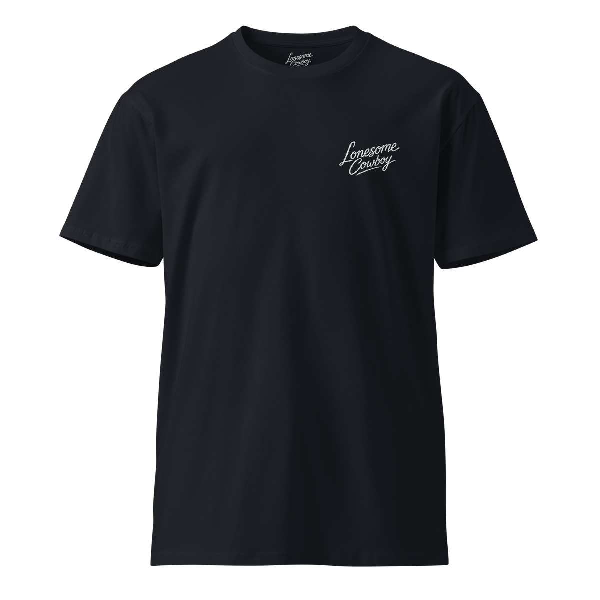 White Logo Tee