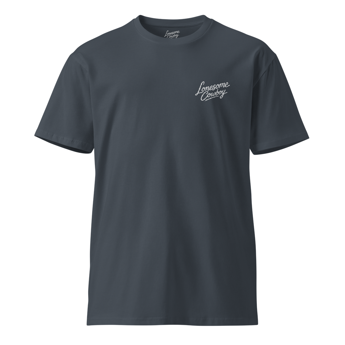 White Logo Tee